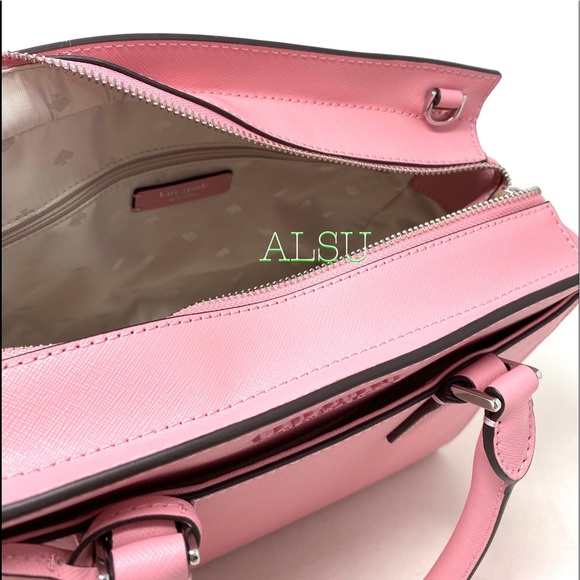 Kate Spade Medium Satchel Cameron Monotone Pink - Picture 9 of 12